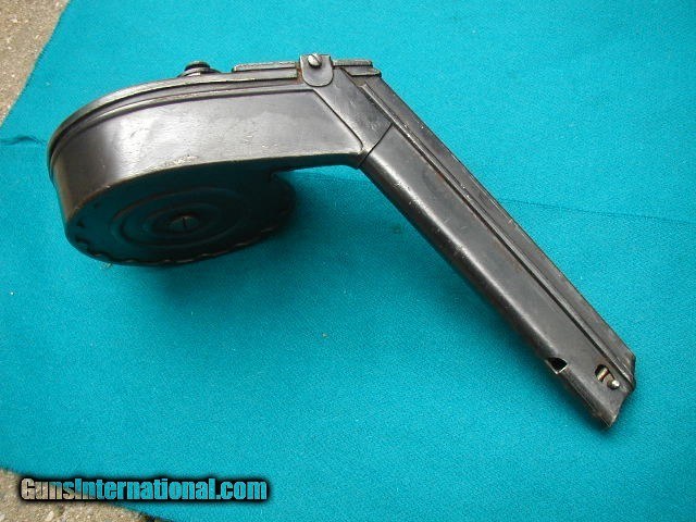 LUGER.... SNAIL DRUM MAG.... WITH COVER EXCELLENT ORIGINAL SHAPE.