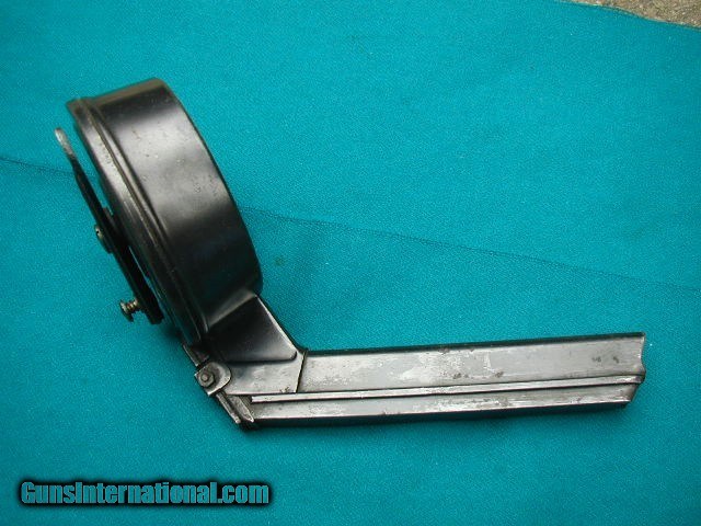 LUGER.... SNAIL DRUM MAG.... WITH COVER EXCELLENT ORIGINAL SHAPE.