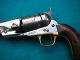 BEAUTIFUL RICHARDS 1860 ARMY CARTRIDGE
CONVERSION, NICKEL , MATCHING