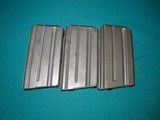 COLT EARLY AR 15 MAGS, THREE,
MARKED COLT ,
.223 WITH METAL FOLLOWER - 8 of 8