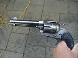 BEAUTIFUL BISLEY, 44-40 FRONTIER SIX SHOOTER 4 3/4