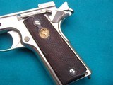 RARE, INTRIGUING COLT 1911, NICKEL. w/ FACTORY FLEUR DE LIS GRIPS. 1916 - 15 of 20
