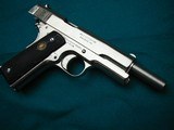 RARE, INTRIGUING COLT 1911, NICKEL. w/ FACTORY FLEUR DE LIS GRIPS. 1916 - 6 of 20