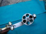 EXCELLENT, RARE, WEBLEY - KAUFFMAN, NICKEL REVOLVER - 9 of 12
