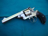 EXCELLENT, RARE, WEBLEY - KAUFFMAN, NICKEL REVOLVER