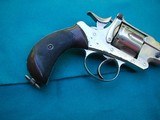 EXCELLENT, RARE, WEBLEY - KAUFFMAN, NICKEL REVOLVER - 4 of 12