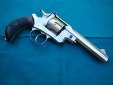 EXCELLENT, RARE, WEBLEY - KAUFFMAN, NICKEL REVOLVER - 3 of 12