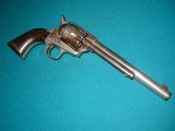 NICE COLT FACTORY NICKEL SAA, .45 CAL, 7.5
