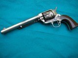 NICE COLT FACTORY NICKEL SAA, .45 CAL, 7.5