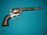 NICE COLT FACTORY NICKEL SAA, .45 CAL, 7.5