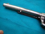 NICE COLT FACTORY NICKEL SAA, .45 CAL, 7.5