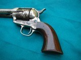 NICE COLT FACTORY NICKEL SAA, .45 CAL, 7.5