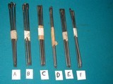 6 SETS OF ORIGINAL
KRAG / TRAPDOOR CARBINE CLEANING
RODS - 4 of 5