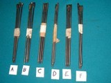 6 SETS OF ORIGINAL
KRAG / TRAPDOOR CARBINE CLEANING
RODS - 3 of 5