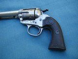 RARE ! COLT BISLEY, ANTIQUE, NICKEL .45 7 1/2