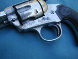 RARE ! COLT BISLEY, ANTIQUE, NICKEL .45 7 1/2