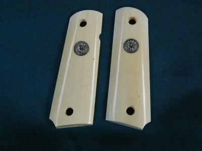 PRE BAN, COLT 1911 GRIPS w/MEDALLIONS - Image 2 of 9