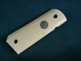 PRE BAN, COLT 1911 IVORY GRIPS w/MEDALLIONS - Image 7 of 9