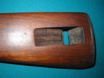 FANTASTIC , EARLY I.B.M.WW2 M1 CARBINE, HIGH WOODCOMPLETE STOCK SET - Image 8 of 16
