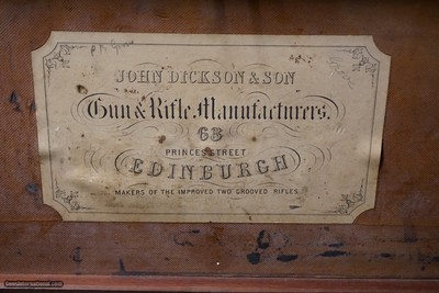 John Dickson Mahogany percussion case