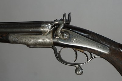 Purdey island lock hammer gun in .400 Purdey