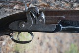 Charles Osbourne 4 bore single barrel percussion rifle