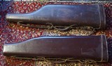 Two leg o'mutton gun cases, one Redhead brand - Image 1 of 7