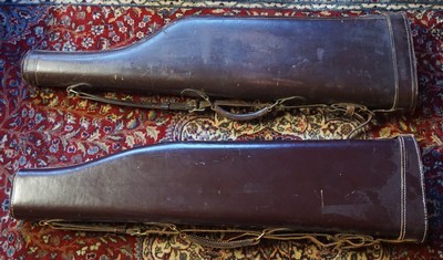 Two leg o'mutton gun cases, one Redhead brand - Image 1 of 7