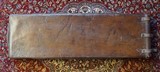 Oak case and leather cover for a percussion park rifle - Image 1 of 6