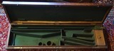 Oak case and leather cover for a percussion park rifle - Image 6 of 6
