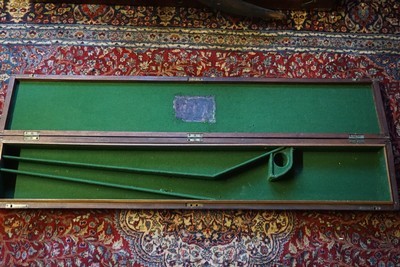 Mahogany rifle case - Image 3 of 4