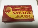 Savage Indian Chief 30-40 Krag
Box - 1 of 1