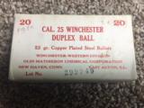 25 Winchester DUPLEX "RARE"
- 1 of 1