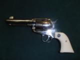 Ruger Vaquero, Stainles with Ivory Grips, 45LC 4.75