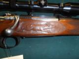 FN Mauser 270 Winchester. Custom Engraved and carved stocks, Silver inlay. NICE!!! - 4 of 25