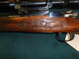 FN Mauser 270 Winchester. Custom Engraved and carved stocks, Silver inlay. NICE!!! - 19 of 25