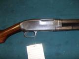 Winchester Model 12, Early Nickel Steel barrel, solid rib, Cyl choke. NICE - 10 of 25