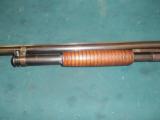 Winchester Model 12, Early Nickel Steel barrel, solid rib, Cyl choke. NICE - 22 of 25