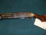 Winchester Model 12, Early Nickel Steel barrel, solid rib, Cyl choke. NICE - 23 of 25