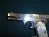 Colt 1903 Nickel and Pearl, 32 ACP with holster - 14 of 20