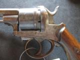 French Antique Pinfire 36 caliber, Neat old Revolver - 13 of 14