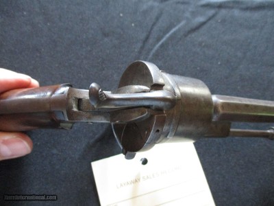 French Antique Pinfire 36 caliber, Neat old Revolver - Image 6 of 14