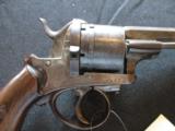 French Antique Pinfire 36 caliber, Neat old Revolver - 3 of 14