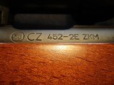CZ 452 452-2E, 22 LR, with scope, CLEAN - 18 of 19