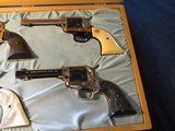 Colt Frontier Single Action Kansas Fort set! Fort Scott, Larned, Hays, Riley, New in case! - 7 of 19