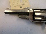CS Chattuck Revolver, 32 Rim Fire, nickel, Side open made 1880's - 11 of 12