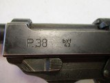 German P38 P 38 By Mauser BYF43 Code - 6 of 24