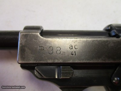 German P38 P 38 By Walther AC41 Code Early Gun! - Image 8 of 25