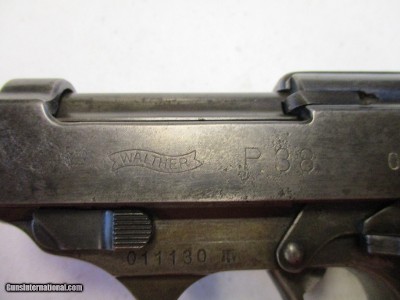 German P38 P 38 By Walther Zero Series Code RARE! - Image 7 of 24