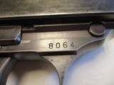 German Walther HP P38 Early With High Gloss Blue, NICE! - 17 of 25